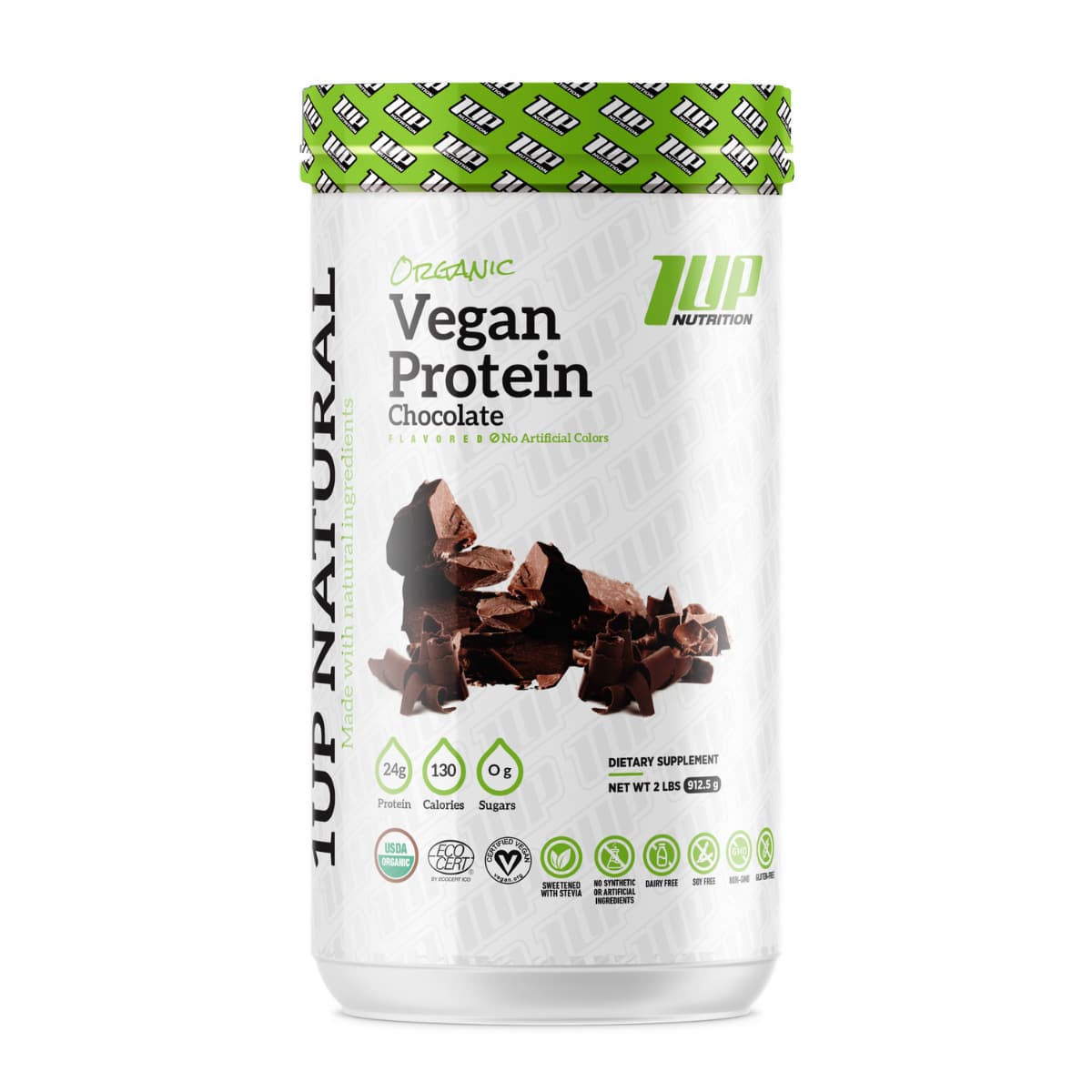 1Up Nutrition, Protein Vegan, Chocolat, 900g