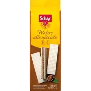 Wafers aux Noisettes Sans Gluten – Schar – 125g