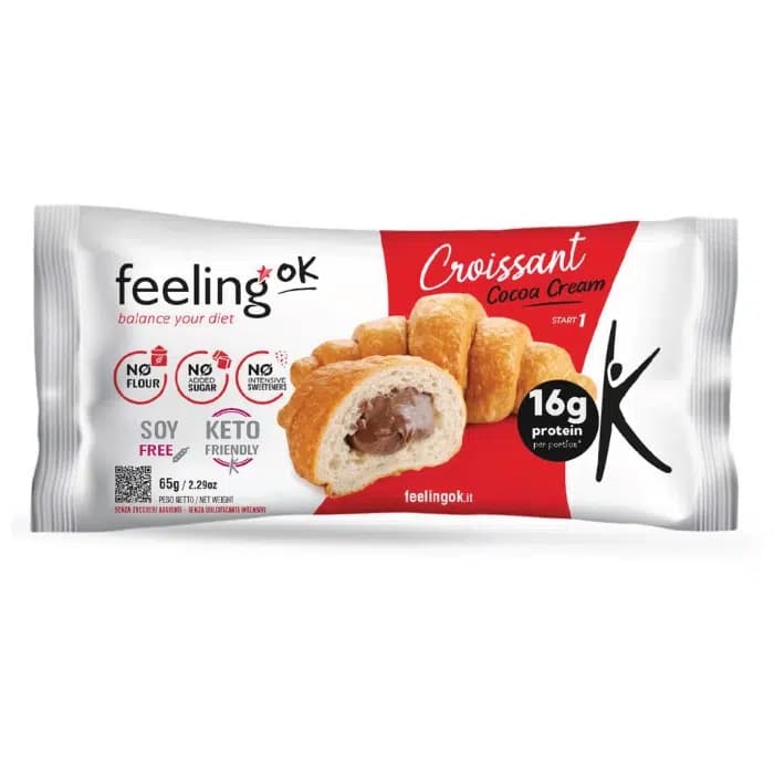 Feeling Ok, Croissant au chocolat Protéiné, 65g