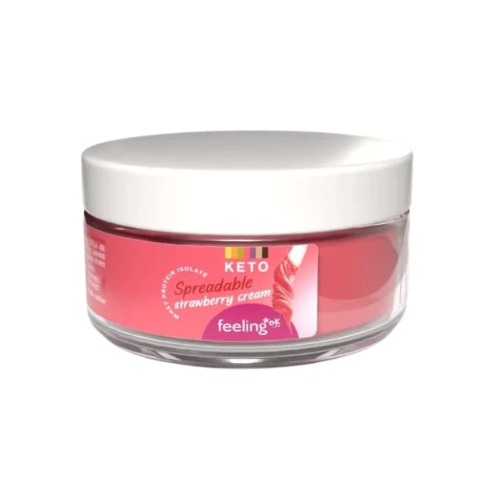 Feeling Ok, Crème à Tartiner Fraise, 100g.