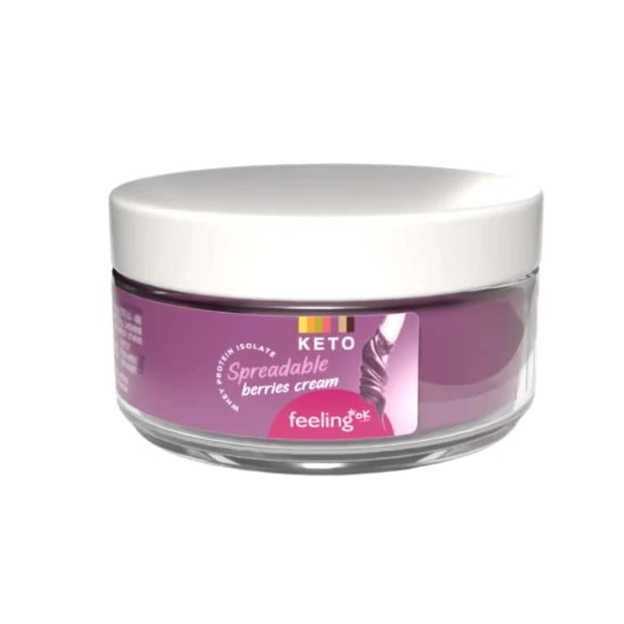 Feeling Ok, Crème à Tartiner Fruits Rouges, 100g.
