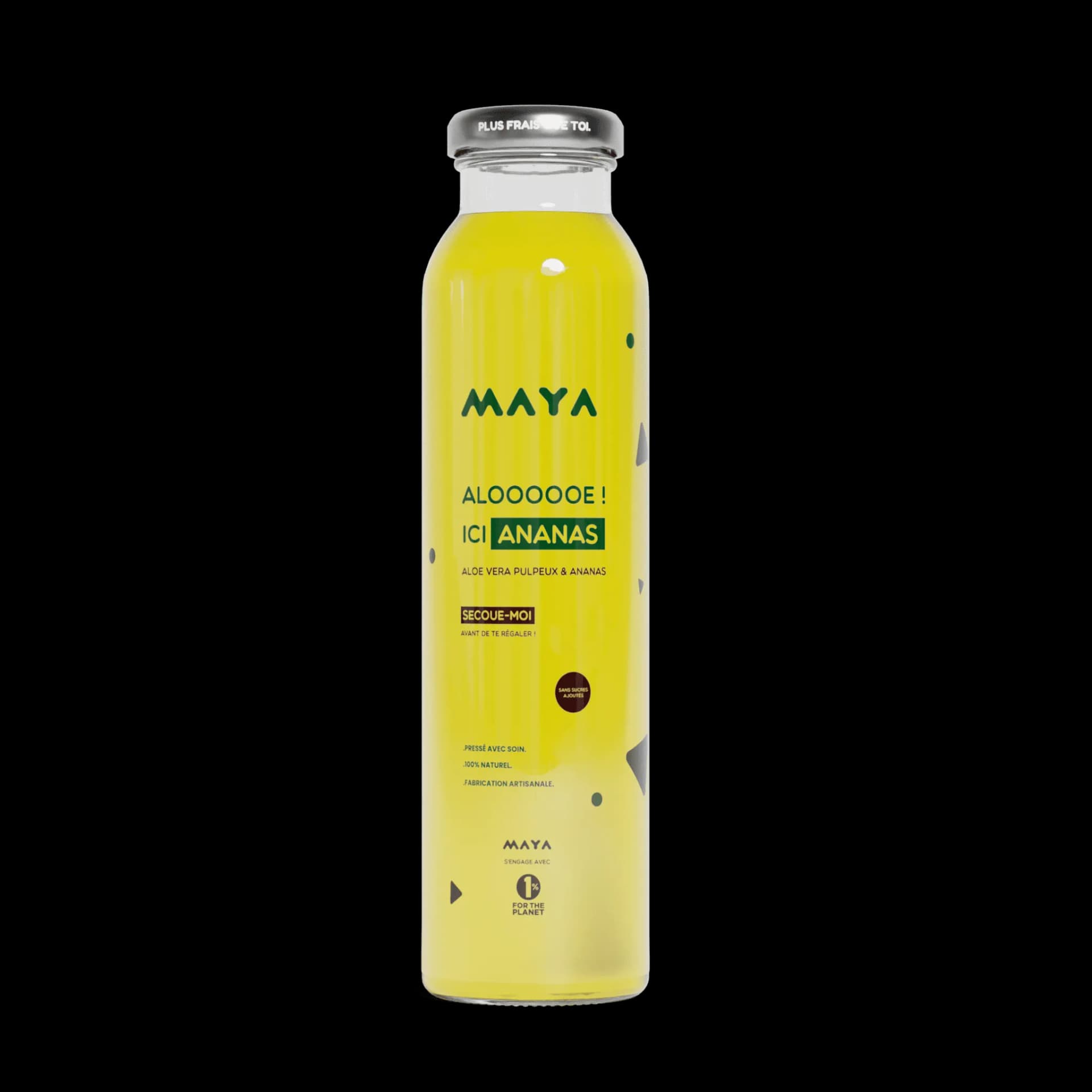 عصير «Maya» بنكهة الأناناس والألوة فيرا 310 ml