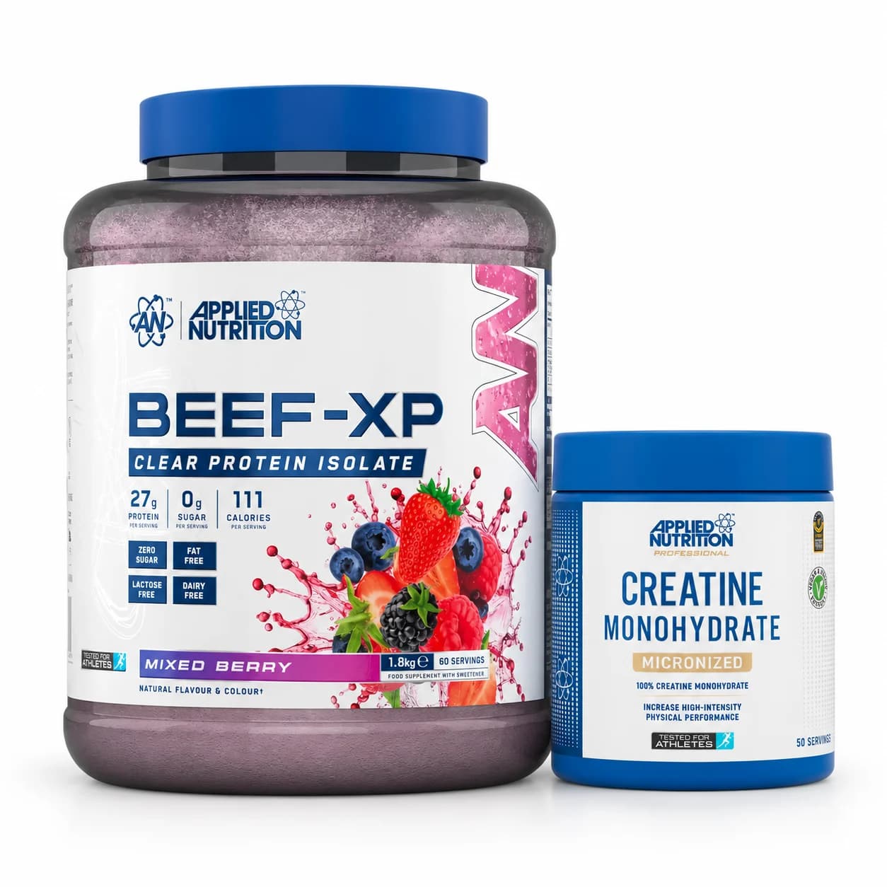 Pack Duo Beef-XP — Applied Nutrition : composition du pack