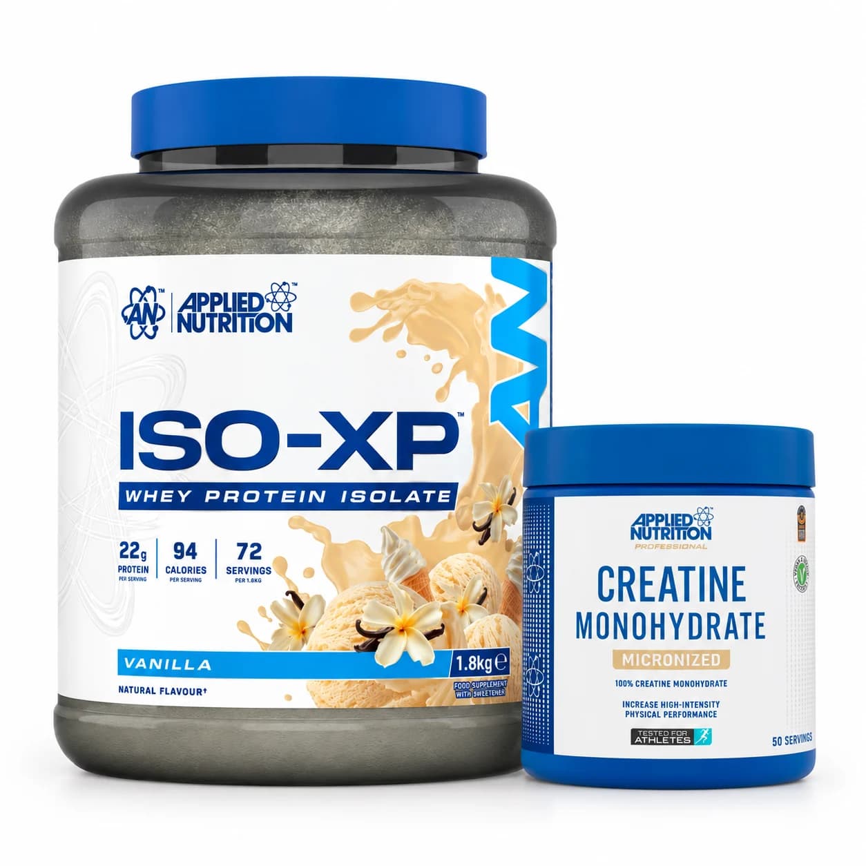 Pack Duo ISO-XP — Applied Nutrition : composition du pack