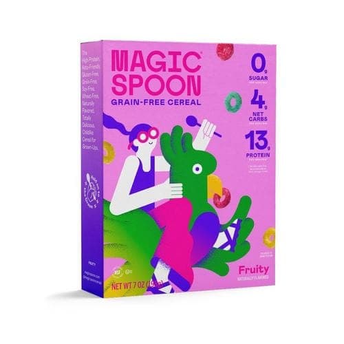 Magic Spoon, Céréales Keto, Fruity, 198g.