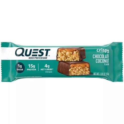 Quest Nutrition, Barre Proteinée, Hero Chocolate Coconut , 60g.