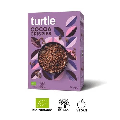 Turtle, Crispies Choco, Bio, 300 g
