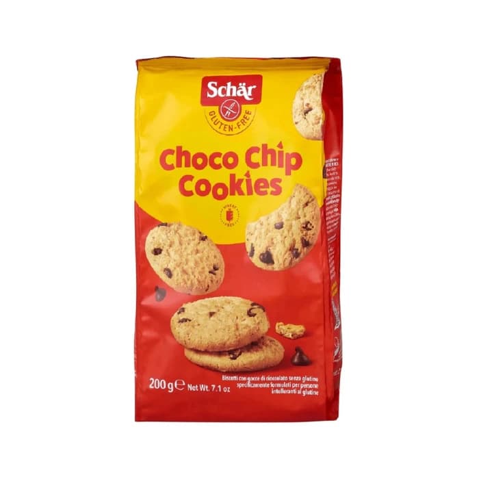 Schar Choco Chip Cookies – Sans Gluten et Sans Lactose (200g)