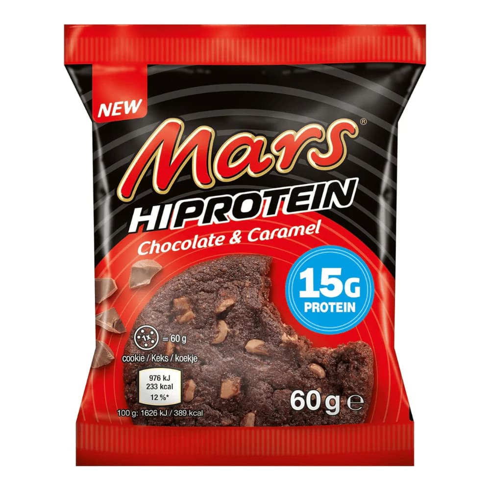 Mars Hi Protein علبة بسكويت «12» بنكهة «60g» والشوكولاتة والكراميل