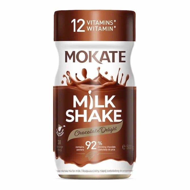 MilkShake Chocolat, 12 Vitamins, 500g Mokate