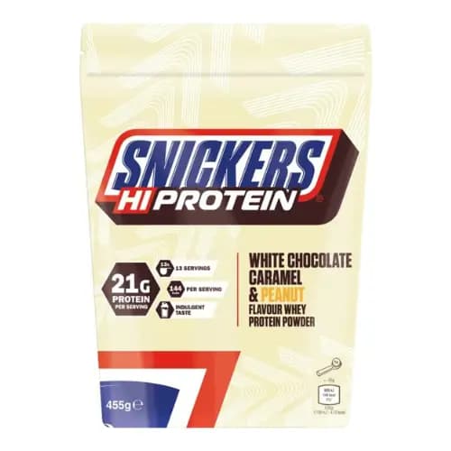 Snikers White Chocolate Hi Protein Powder, 455 gr