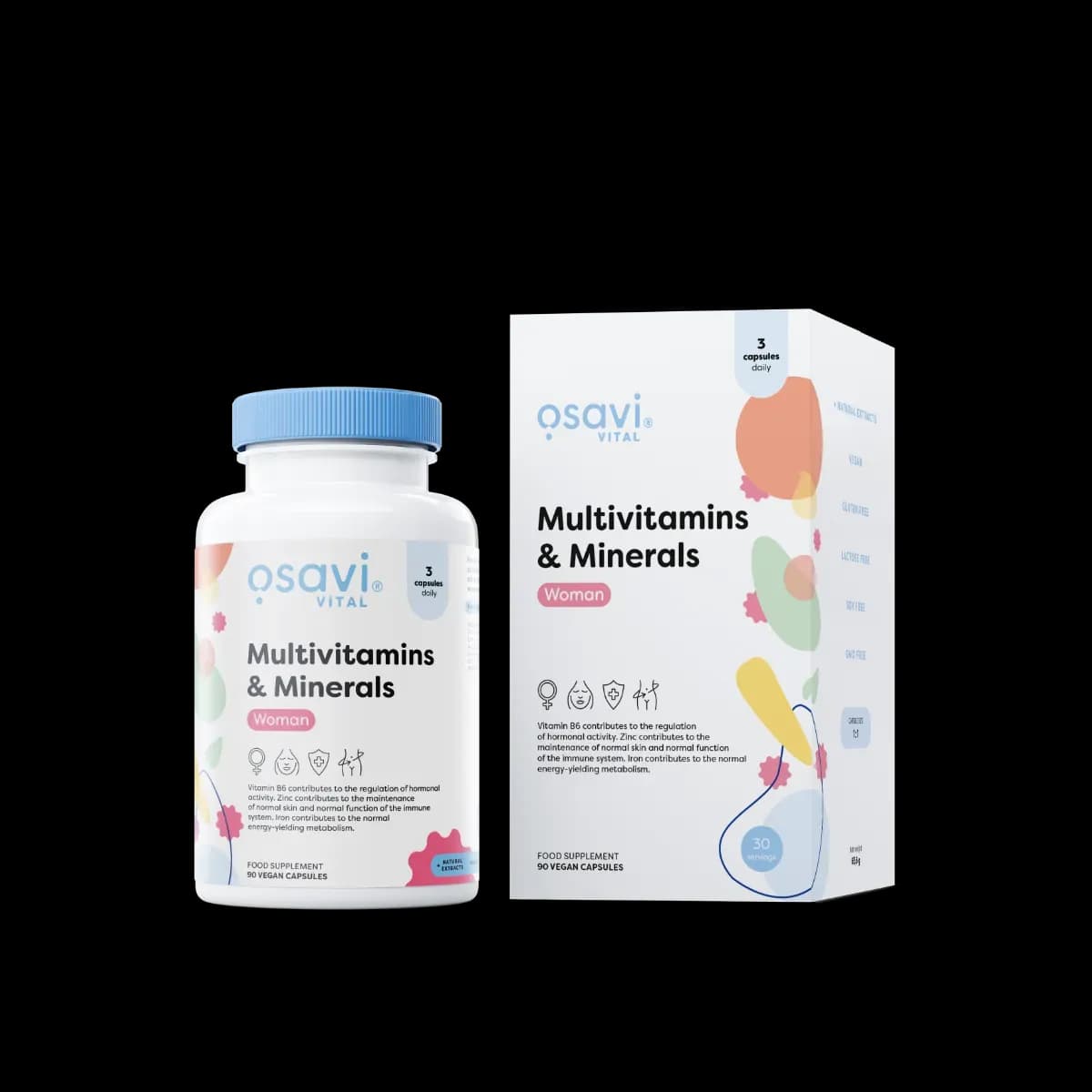 Multivitamins & Minerals Woman – Osavi – 90 gélules