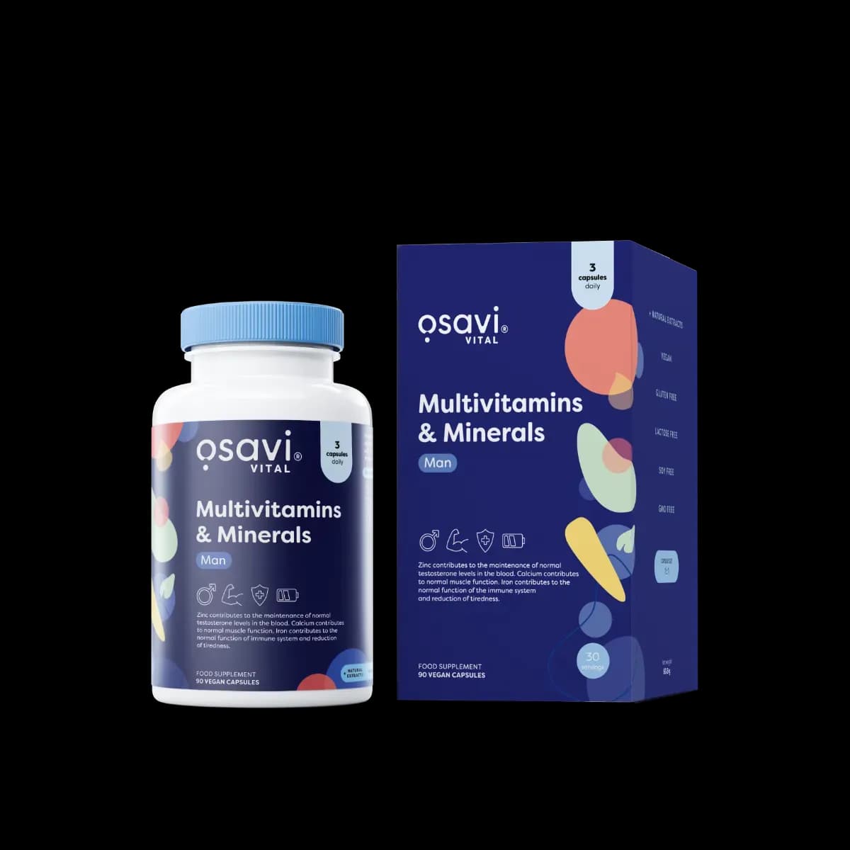 Multivitamins & Minerals Men – Osavi – 90 gélules