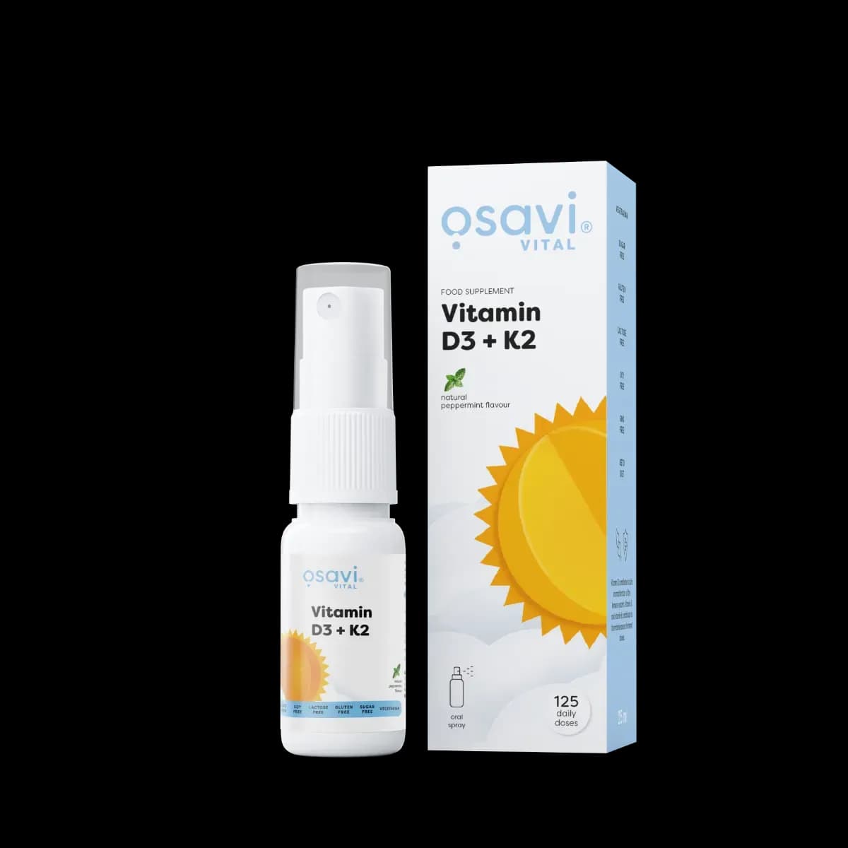 Vitamin D3 + K2 Spray – Osavi – Peppermint – 25ml Spray – 25 ml