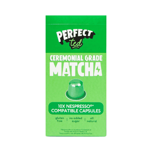 PerfectTed Ceremonial Matcha – كبسولات نسبرسو® من 10