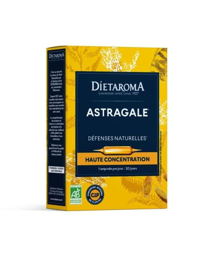 Dietaroma Astragale Bio Défenses Naturelles – 20 أمبولات من 10 ml – صورة المنتج