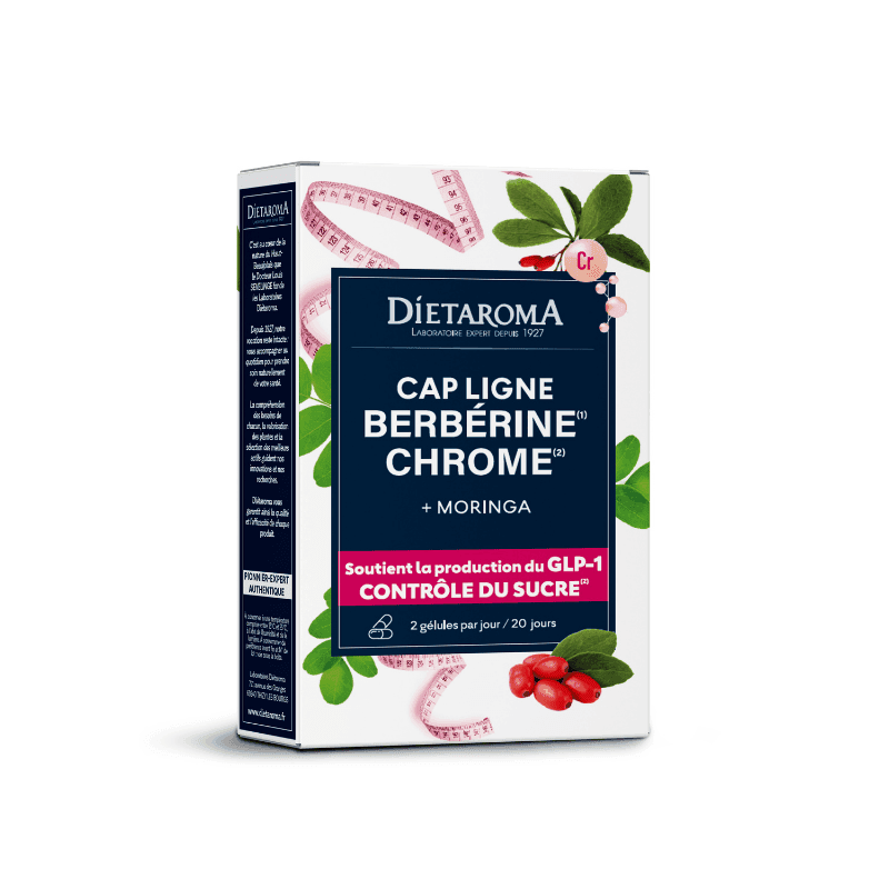 Dietaroma Cap Ligne Berbérine Chrome Moringa – 40 gélules – photo du produit