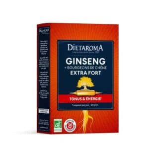 Dietaroma Ginseng Extra Fort Bio – 20 ampoules – photo du produit