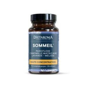 Dietaroma Sommeil Bio Passiflore Mélisse Lavande – 60 comprimés – photo du produit