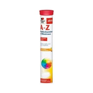 Doppelherz Aktiv A-Z Multivitamines et Minéraux Orange Fruit de la Passion – 15 comprimés