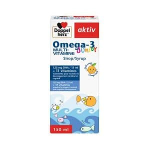 Doppelherz Oméga-3 Multivitamines Junior Goût Orange – 150 ml