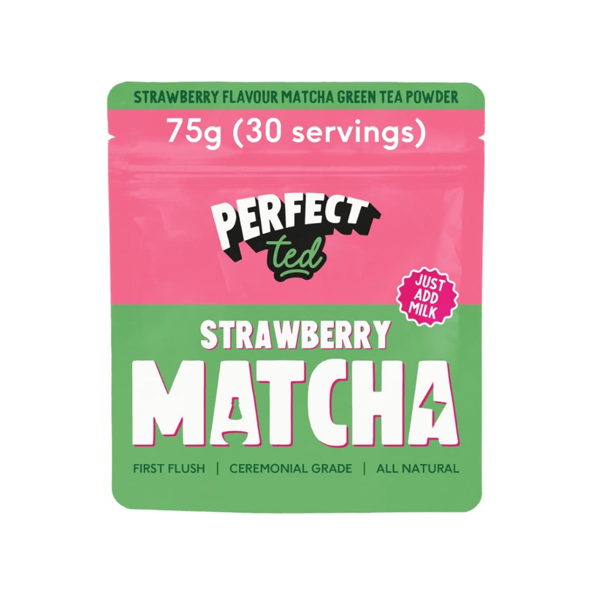 PerfectTed Matcha à la fraise – 75 g