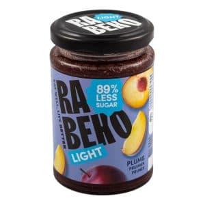 Rabeko Confiture Light Prunes 230 g – 89 % moins de sucre