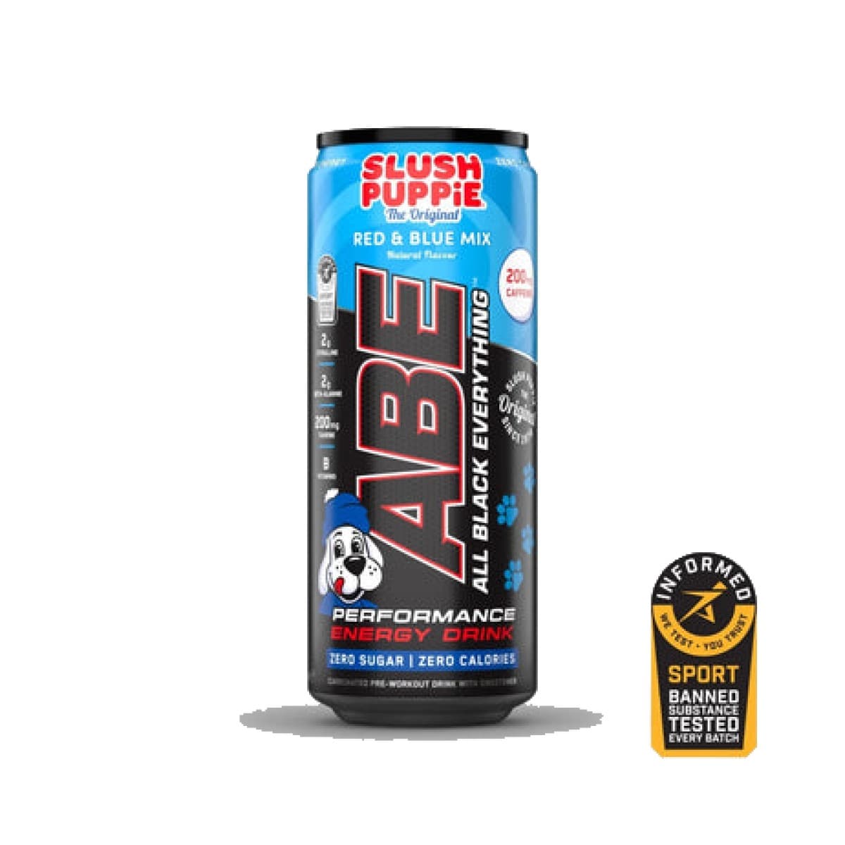 Applied Nutrition ABE Performance Energy Drink Slush Puppie Red & Blue Mix 330 ml