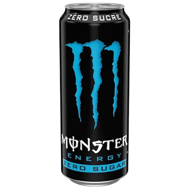 Monster Energy Zero Sugar – Boisson Énergétique Sans Sucre 500ml