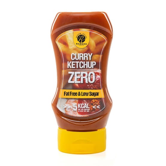 Rabeko Sauce Curry Ketchup Sans Sucre et Sans Calories,350 ml