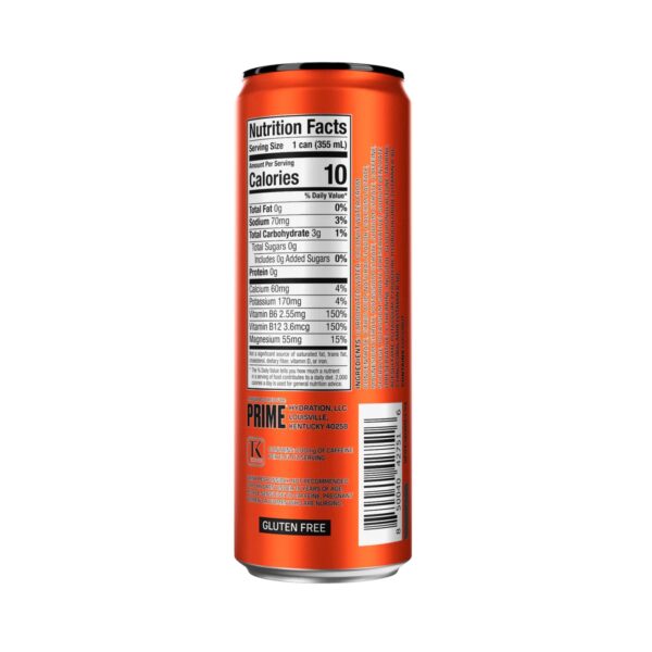 Prime, Energy Drink, Orange Mango, 330ml – Image 3