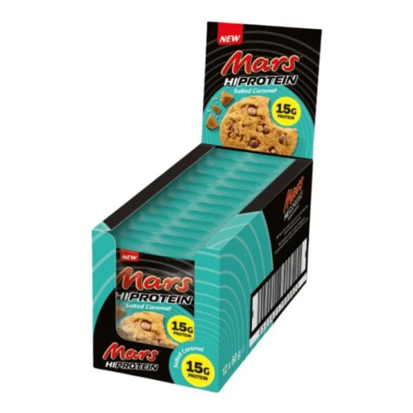 Mars Hi Protein Boite de 12 Cookie 60g Salted Caramel