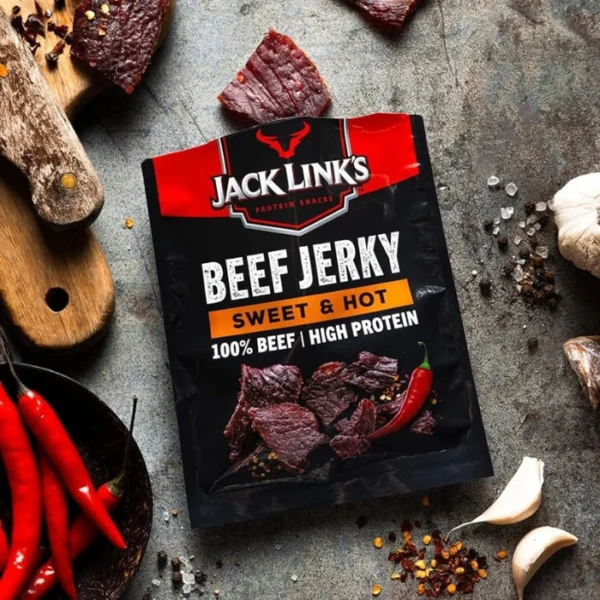 Jack Link's, Beef Jerky, Sweet and Hot, 25g – Image 2