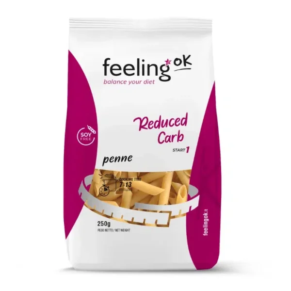 Feeling Ok, Pâtes Penne, Keto Friendly, 250g