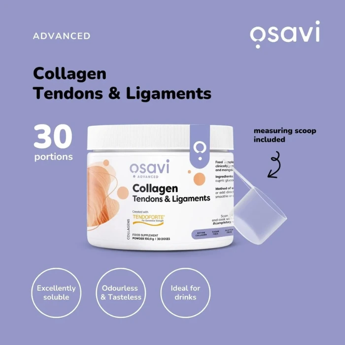 Osavi, Collagen Tendons et Ligaments, 150 g - 30 doses – Image 3
