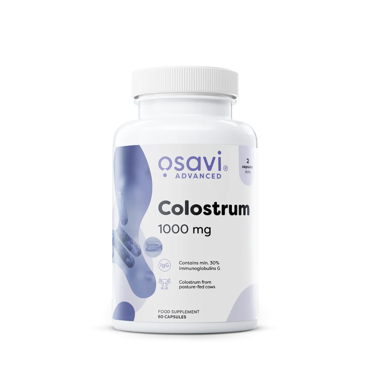 Colostrum 1000 mg (≥30% IgG) – 120 gélules | Osavi Advanced