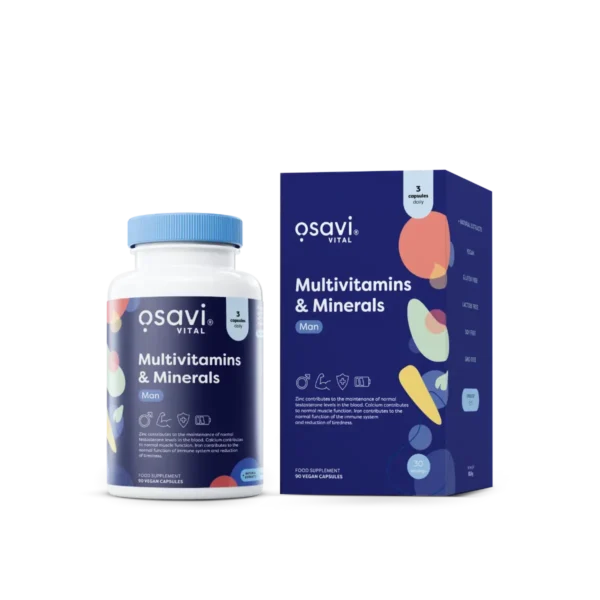 Multivitamins & Minerals Men – Osavi – 90 gélules