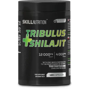 Tribulus terrestris + Shilajit – Extraits concentrés – 120 gélules vegan | Skill Nutrition