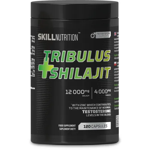 Tribulus terrestris + Shilajit – Extraits concentrés – 120 gélules vegan | Skill Nutrition