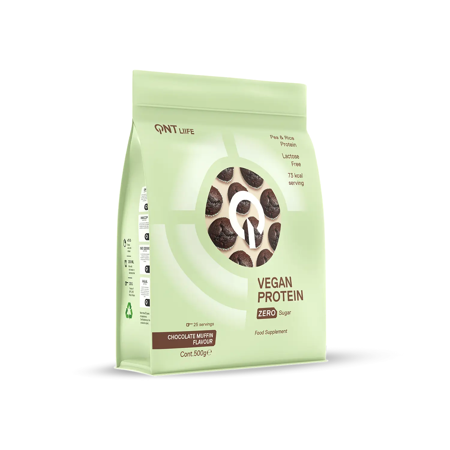 QNT Vegan Protein - Muffin au Chocolat (500g) – Image 2