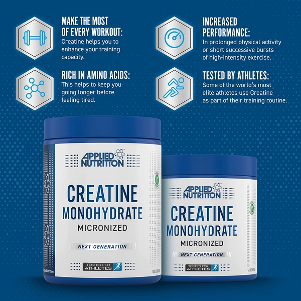 Applied Nutrition Pack 3 Créatines Monohydrate 50 doses – Image 3