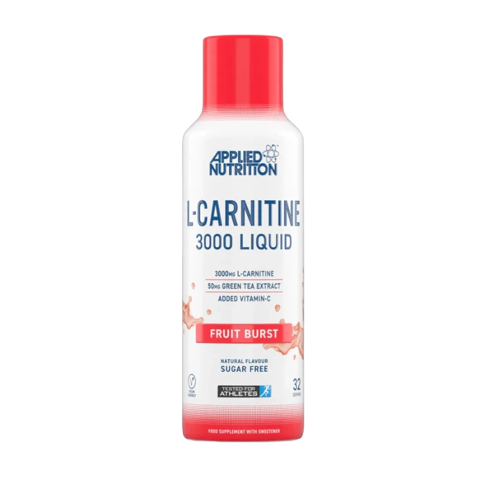 L-Carnitine Liquid 3000 avec Thé Vert Applied Nutrition Fruit Burst - 473 ml