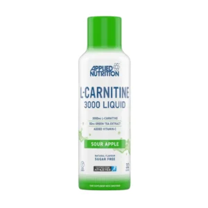 L-Carnitine Liquid 3000 avec Thé Vert Applied Nutrition Sour Apple - 473 ml