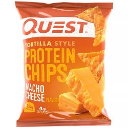 Quest Nutrition, Chips protéinées façon Tortilla, Nacho Cheese, 32g.