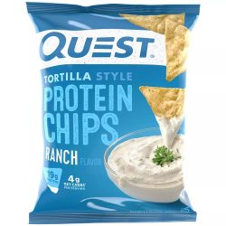 Quest Nutrition, Chips protéinées façon Tortilla, Ranch, 32g