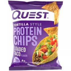 Quest Nutrition, Chips protéinées façon Tortilla, Loaded Taco, 32g.