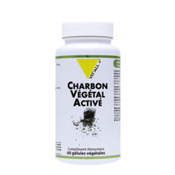 Vit’All+, Charbon Végétal Activé, 400 mg, 60 gélules.