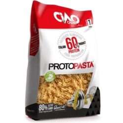 Ciao Carb, Proto Pasta Fusilli 60% protéines, 200g.