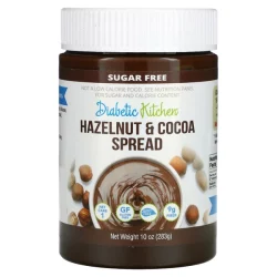 Diabetic Kitchen, Pâte à tartiner au chocolats et aux noisettes, 283 gr.