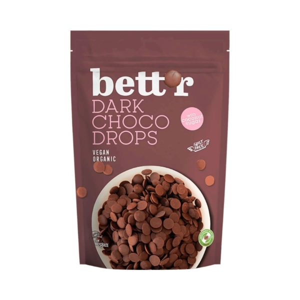 Bett’r, Pépites Chocolat Noir 66% Cacao Péruvien, 200g